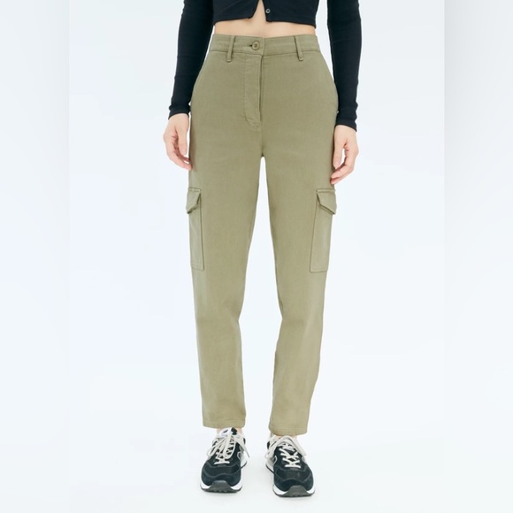 Wilfred Free High-waisted Modern Cargo Pant in Green - Picture 1 of 16
